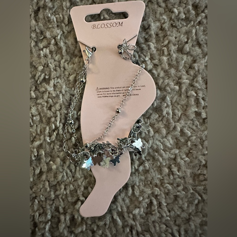 Ankle bracelet Silver and Gold